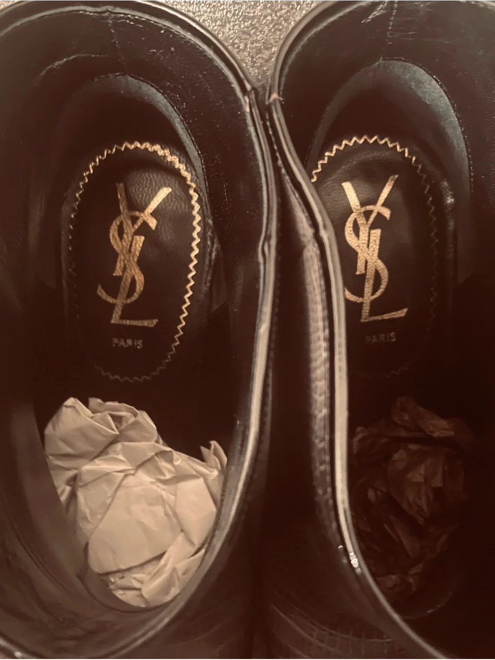 Yves Saint Laurent Ankle Boots - Leather Booties - Women's Size: 7.5